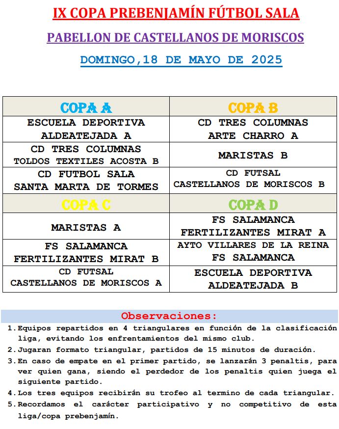 Copa Prebenjamn de Ftbol Sala